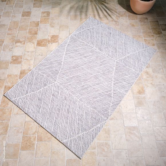 Tapis Tissé d'extérieur Mozambique Beige Idaho.