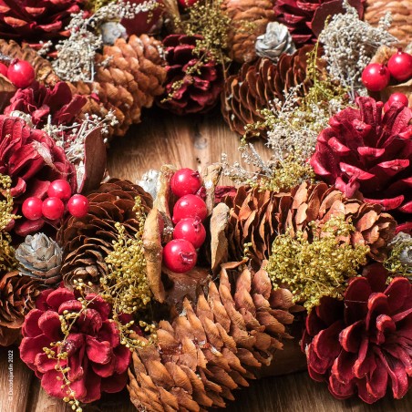 Couronne de Noël Naturelle Kaemingk