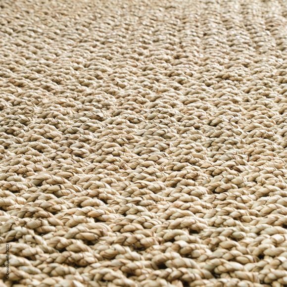 Tapis Rectangle en Jonc de Mer couleur naturel Madrague.