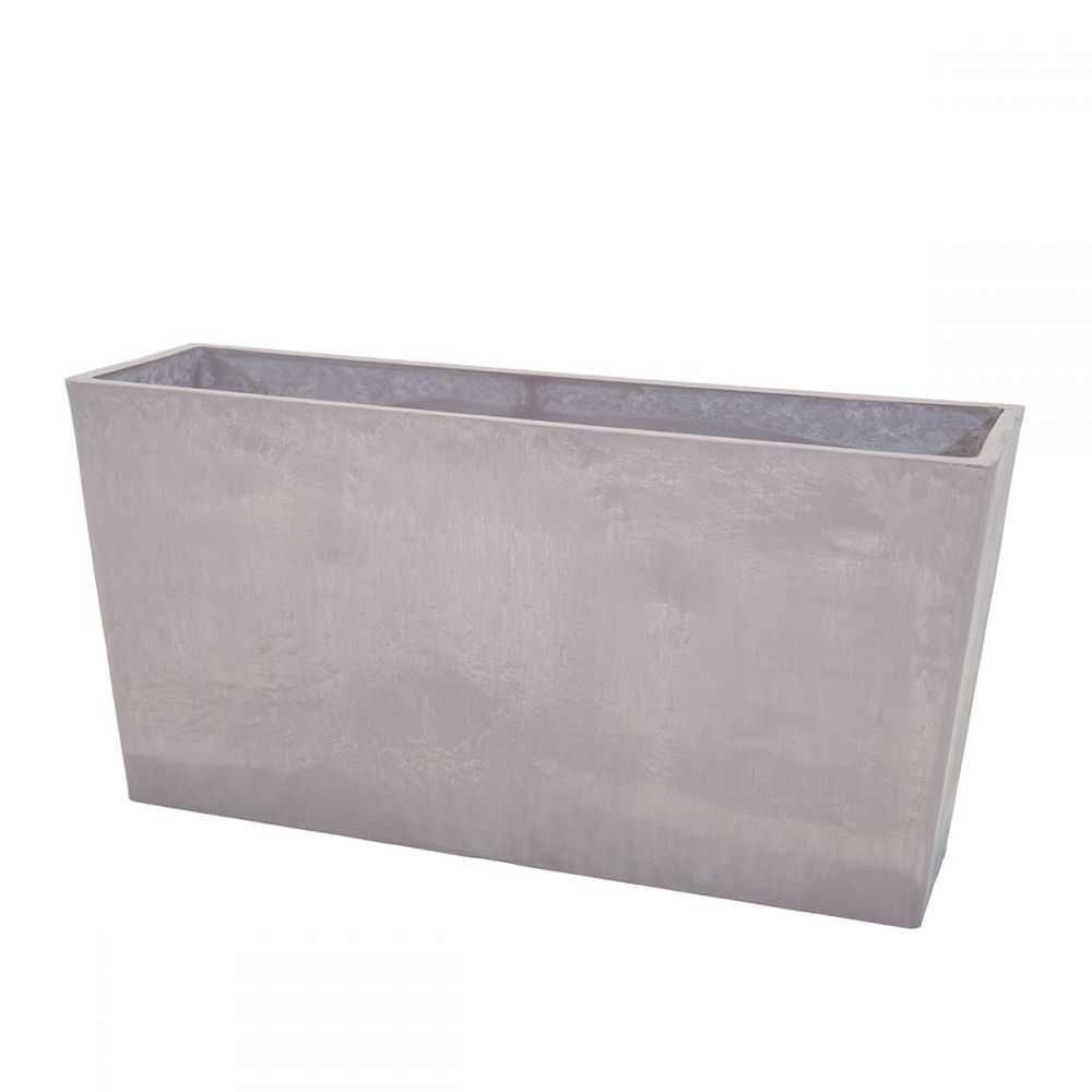 Jardinière haute eco-responsable, bac à plantes couleur taupe Ecostone. Jardinière haute eco-responsable, bac à plantes couleur taupe Ecostone.